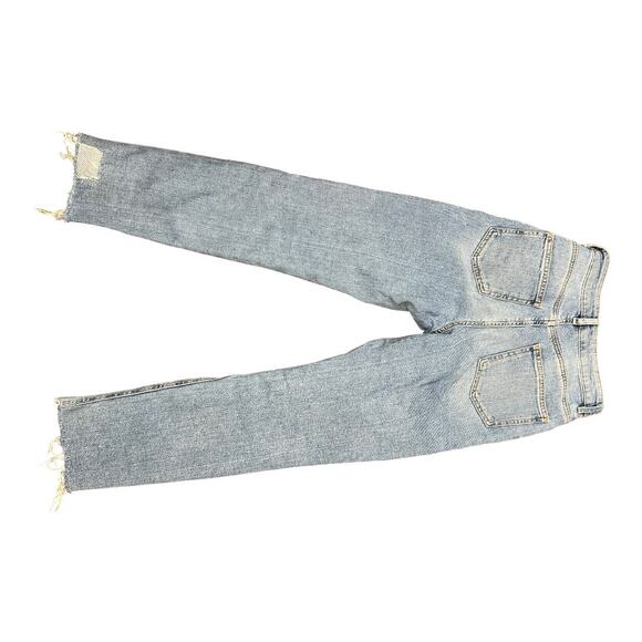 Asos High Rise Mom Jean Straight Distressed sz 25 x 30 retro - Picture 6 of 8